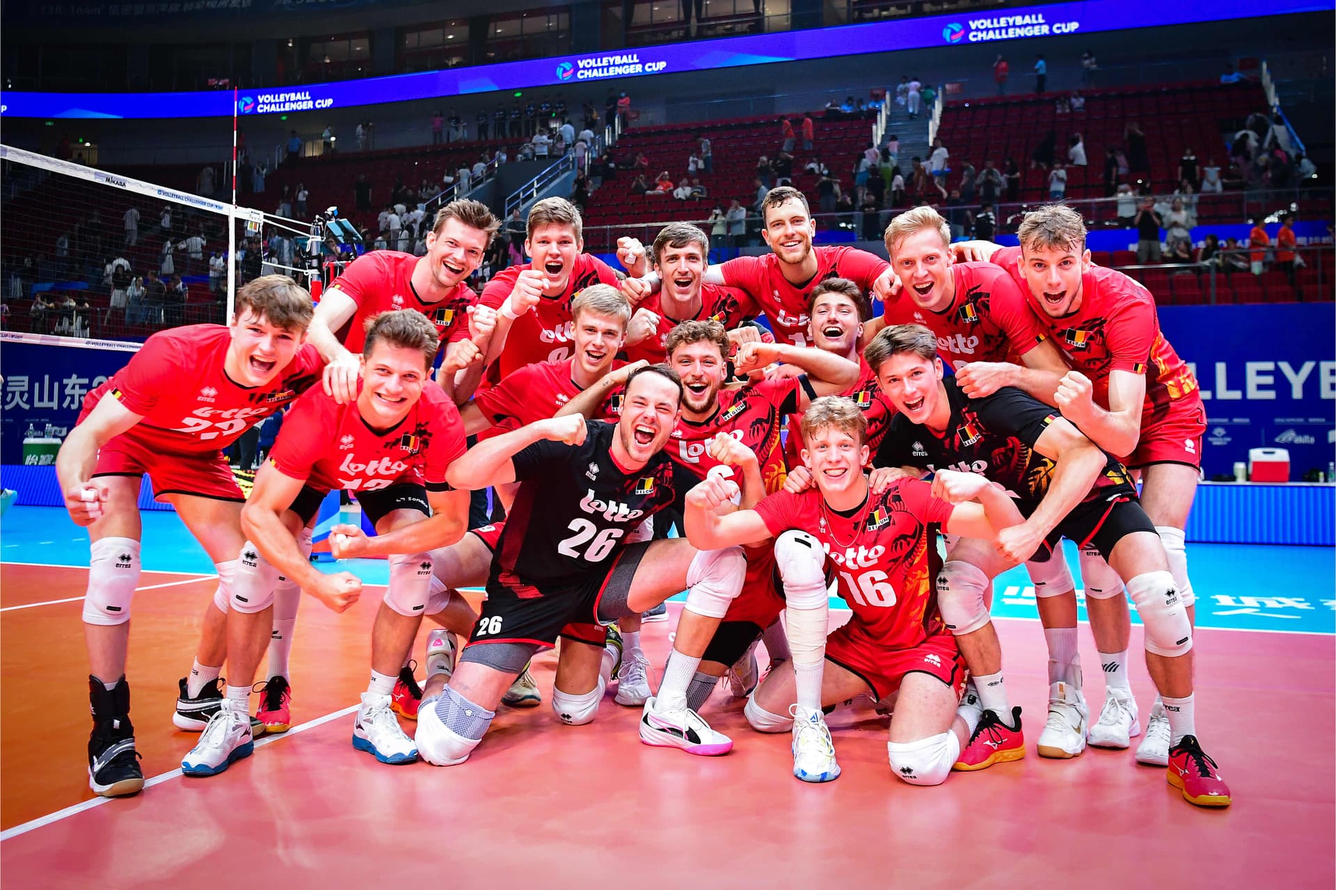 Белгия и Китай станаха първите полуфиналисти на Купата на претендентите, даваща квота за Волейболната лига на нациите