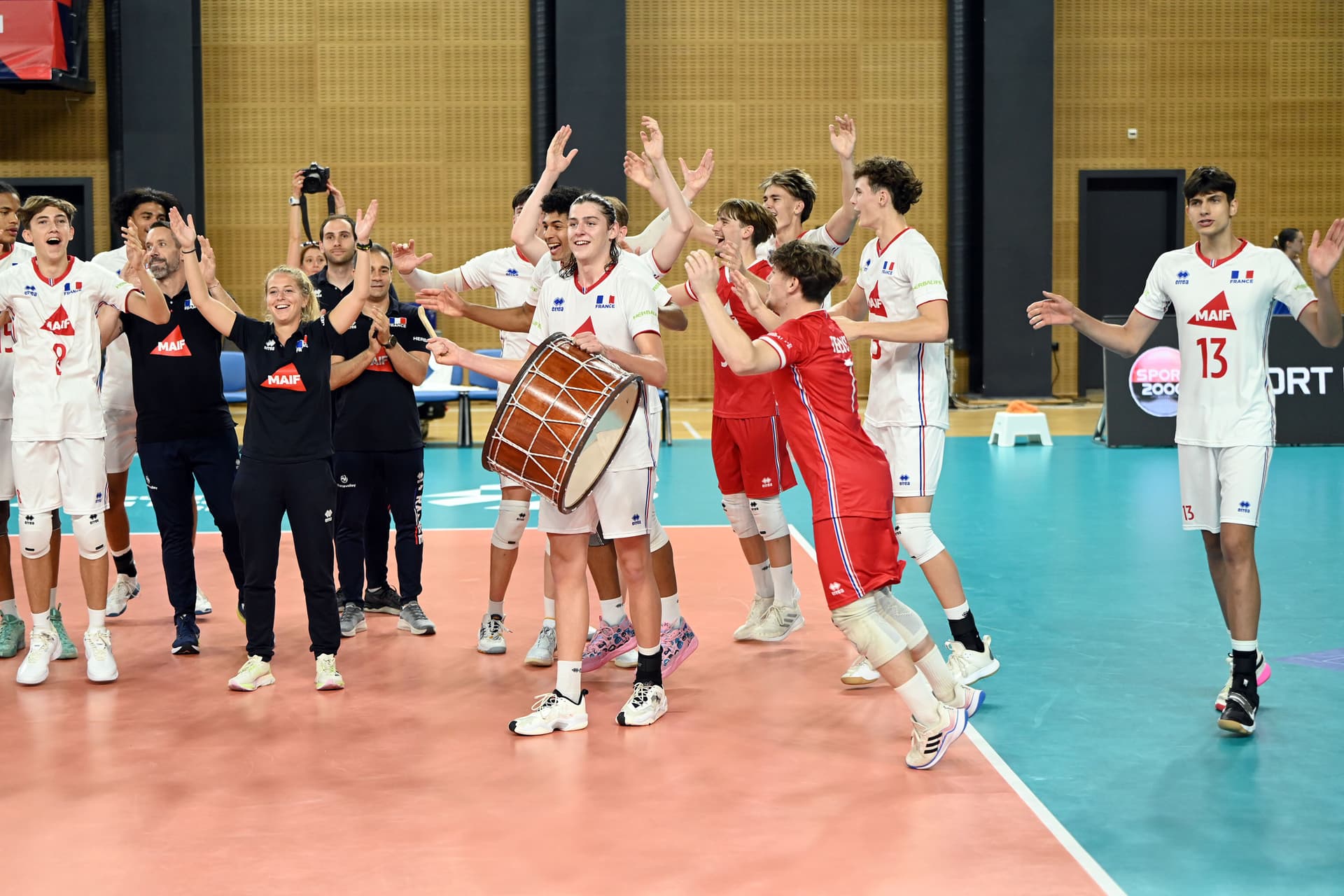 France had no difficulty with Spain and is the first finalist of EuroVolley 2024 for men under 18.
