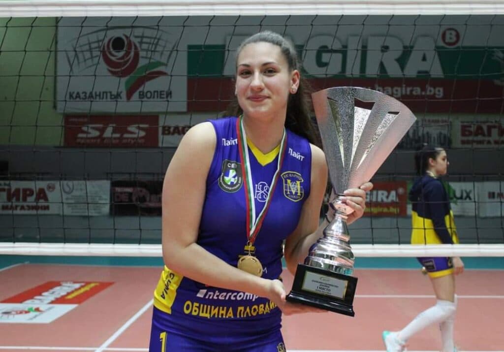 Diyana Borisova made her debut for Maritsa women's team