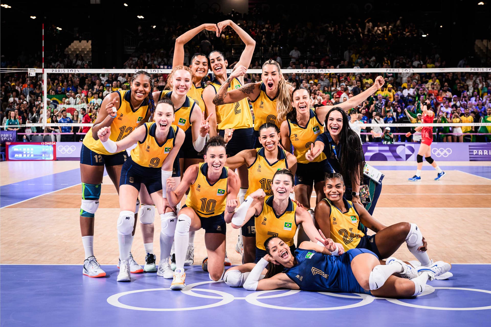 Brazil avenged themselves in three sets against Japan in the VNL and advanced to the quarterfinals