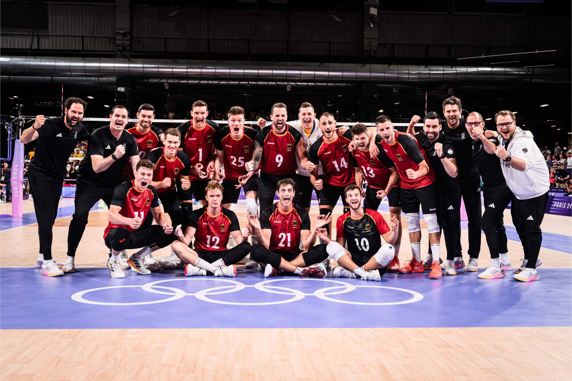 Germany sent Argentina home, a catastrophic first set for the "Gauchos", Canada also out of the Games