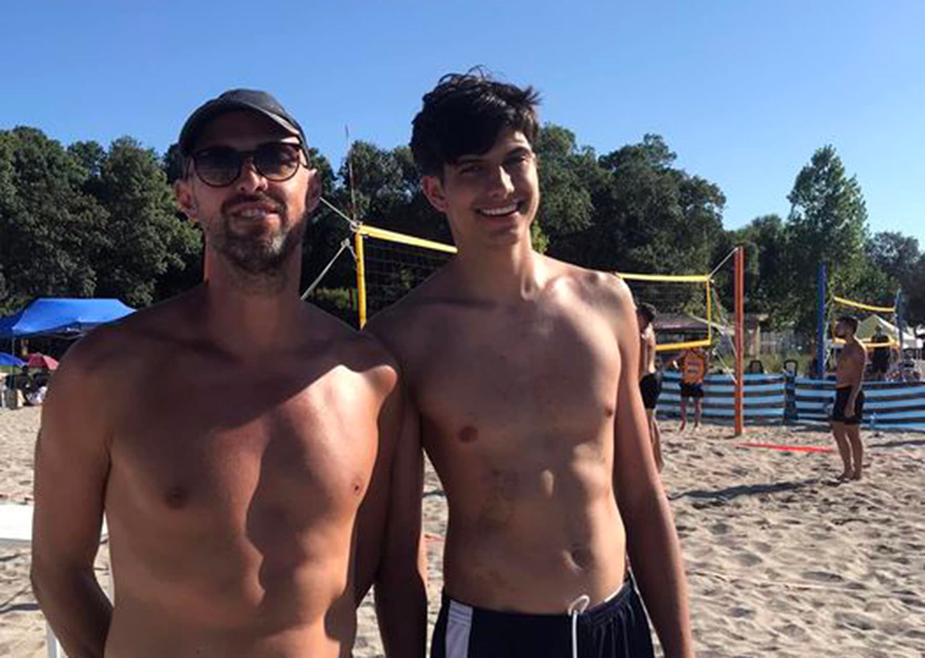 Viden Natsev Jr. played beach volleyball in Arapya
