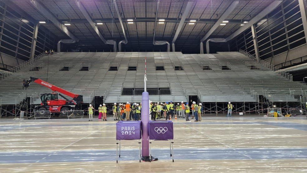 Инспектират за последно залата, където ще се проведе олимпийският волейболен турнир