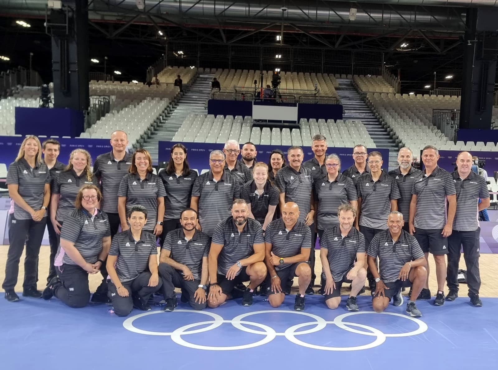 И съдиите се запознаха с терена и залата, където от утре ще се играе олимпийски волейбол